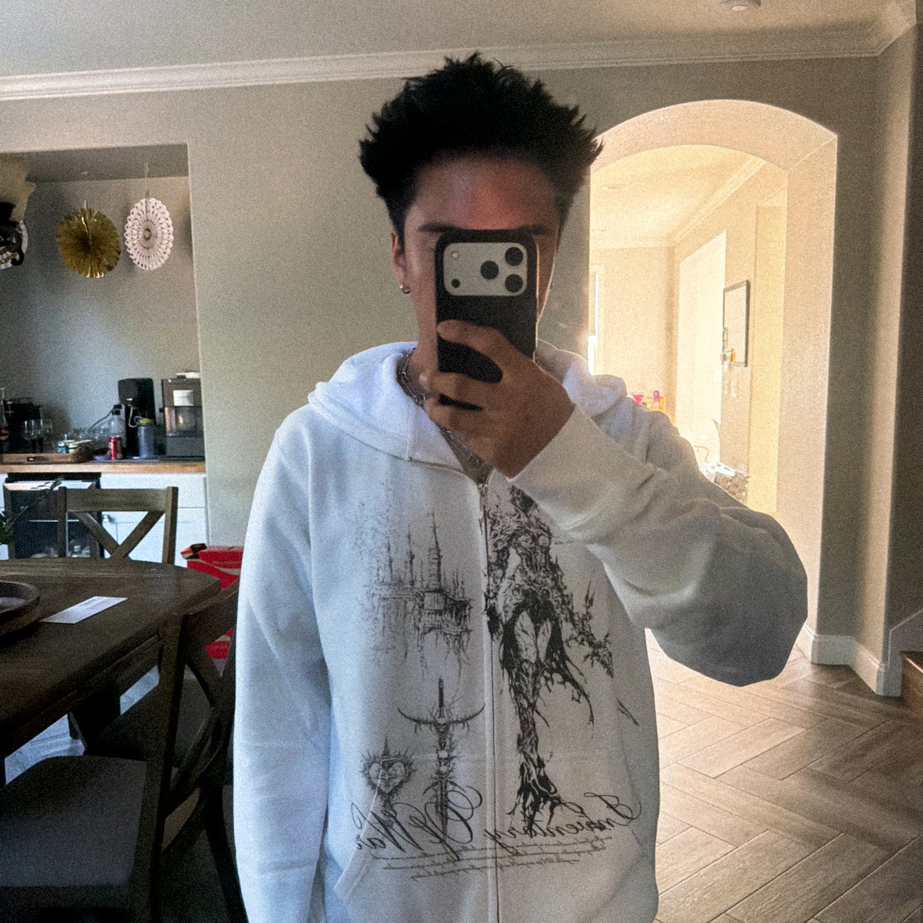 Inventory Of War Zip Up Hoodie