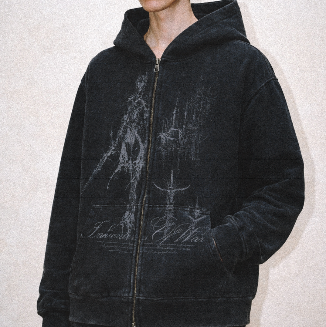Inventory Of War Zip Up Hoodie