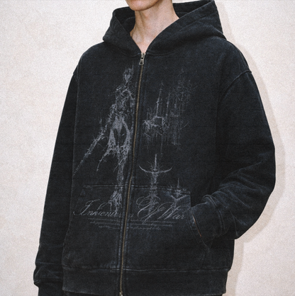Inventory Of War Zip Up Hoodie