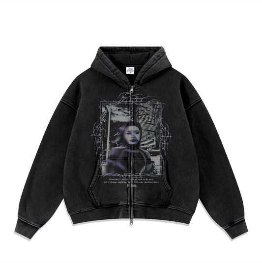 Reminisce Zip Up Hoodie