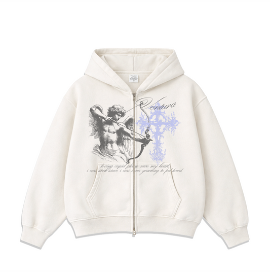 Loving Cupid Zip Up Hoodie