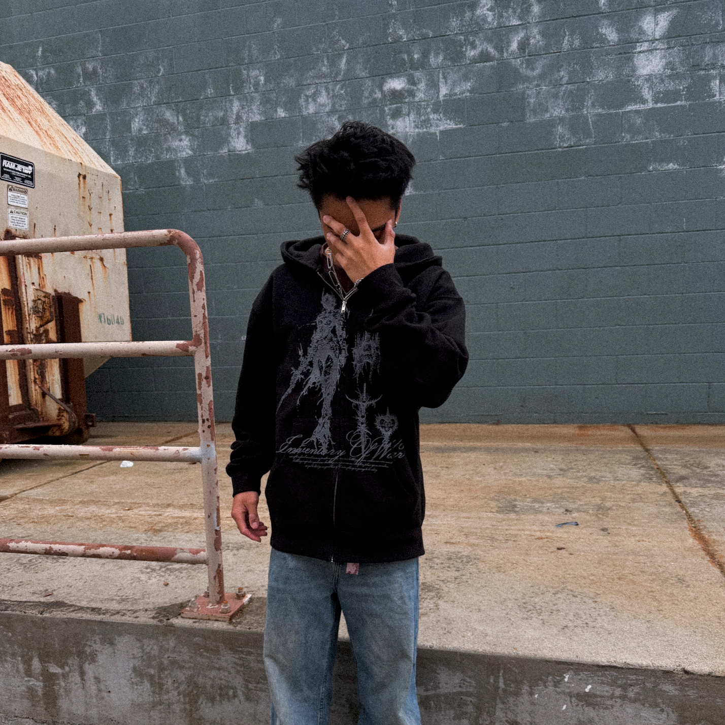 Inventory Of War Zip Up Hoodie